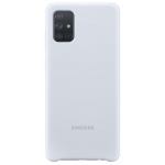 Nugarėlė A715 Samsung Galaxy A71 Silicone cover Silver